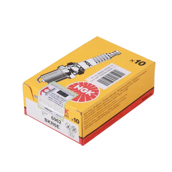شمع خودرو NGK مدل BKR6E پایه کوتاه اصلی ژاپن